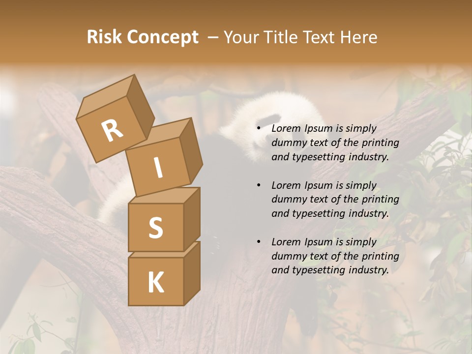 Reserve Panda Species PowerPoint Template