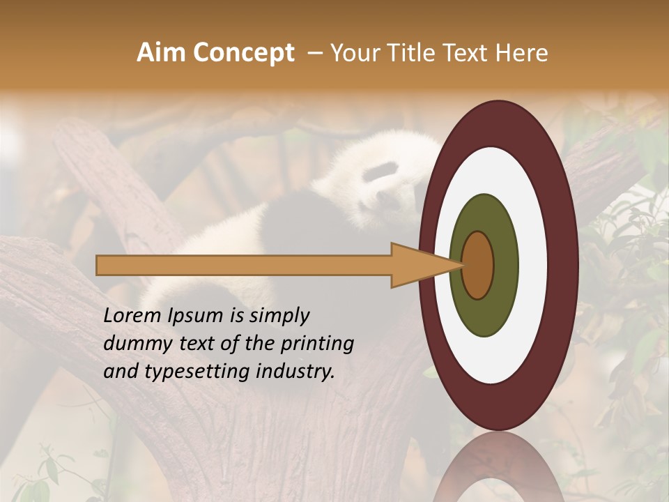 Reserve Panda Species PowerPoint Template