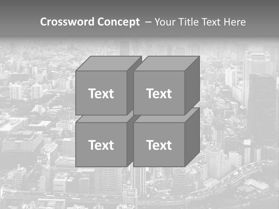 District Type Cloud PowerPoint Template