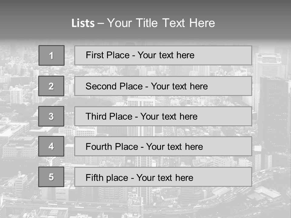 District Type Cloud PowerPoint Template