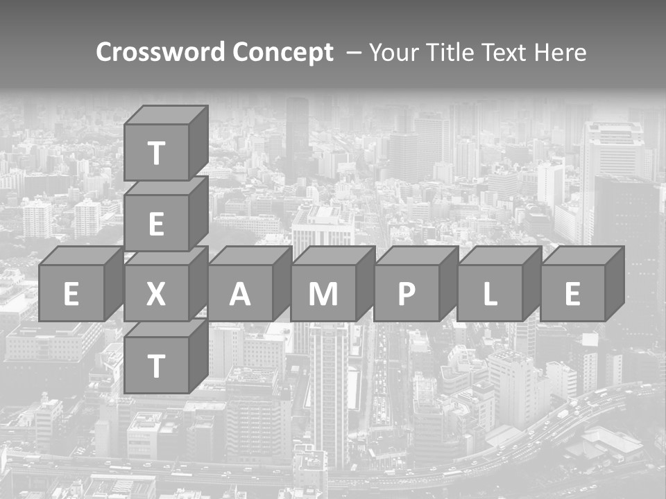 District Type Cloud PowerPoint Template