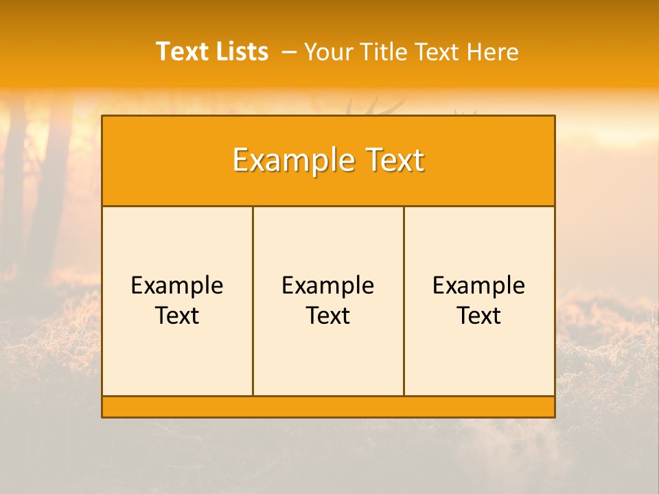 Antler Evening Sun Purple PowerPoint Template
