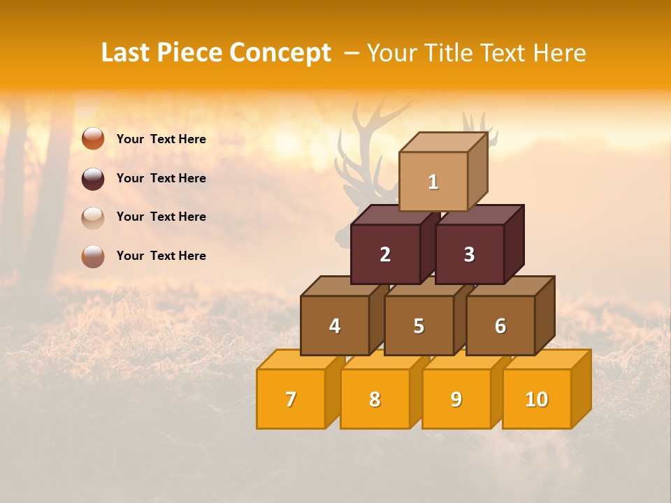 Antler Evening Sun Purple PowerPoint Template