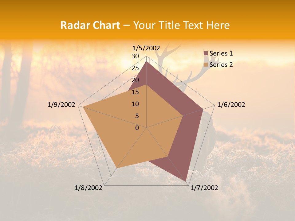 Antler Evening Sun Purple PowerPoint Template