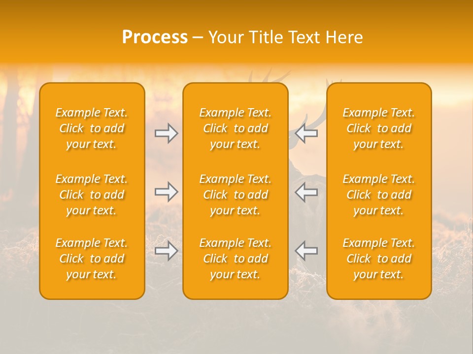 Antler Evening Sun Purple PowerPoint Template