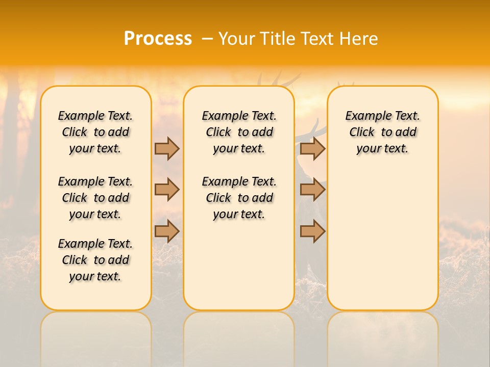 Antler Evening Sun Purple PowerPoint Template