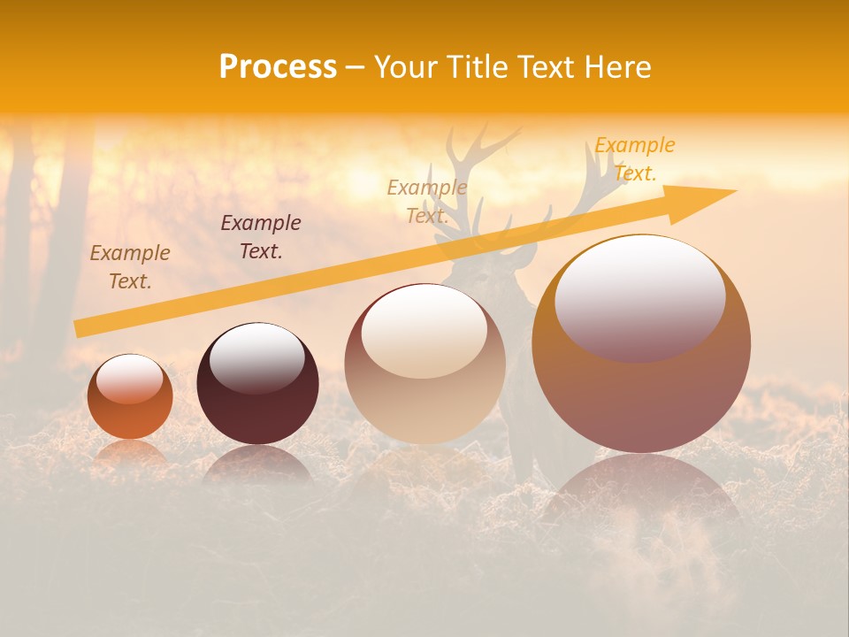 Antler Evening Sun Purple PowerPoint Template