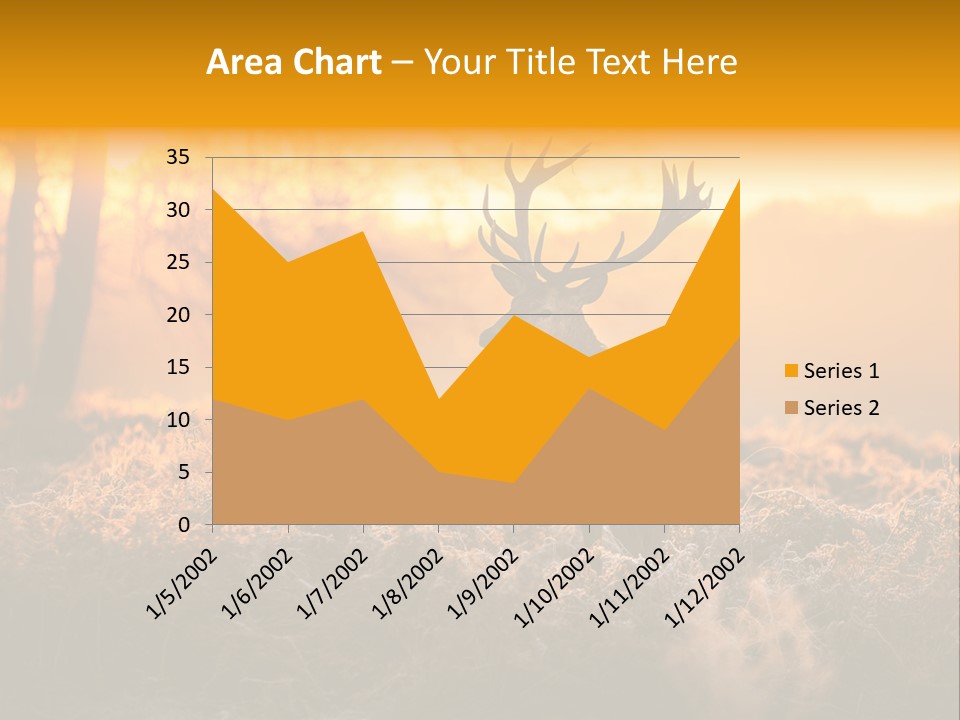 Antler Evening Sun Purple PowerPoint Template