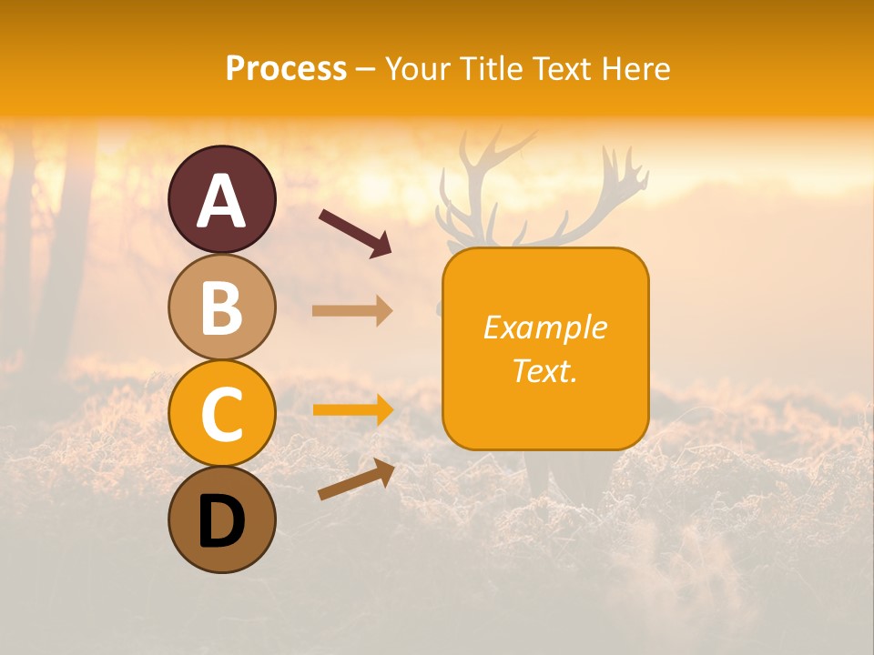 Antler Evening Sun Purple PowerPoint Template