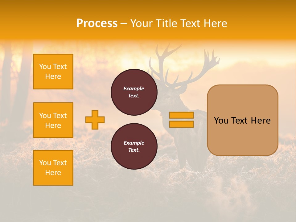 Antler Evening Sun Purple PowerPoint Template