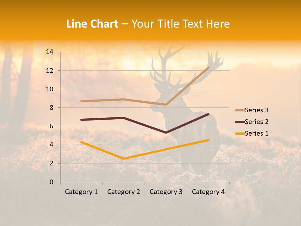 Antler Evening Sun Purple PowerPoint Template