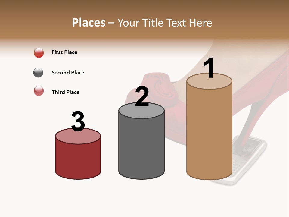 Communication Isolated On White Damaged PowerPoint Template