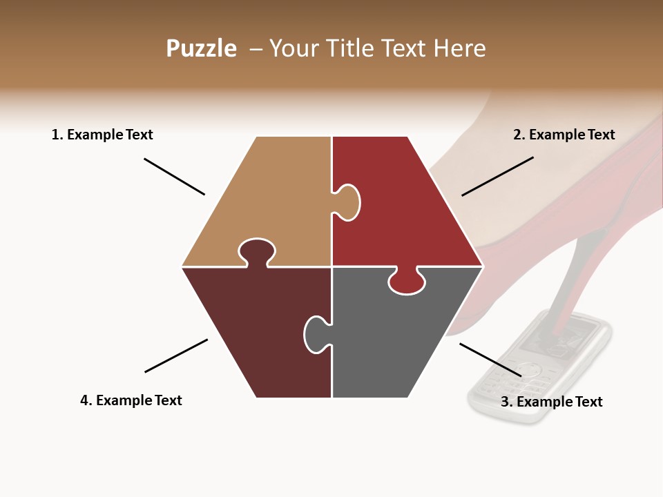 Communication Isolated On White Damaged PowerPoint Template