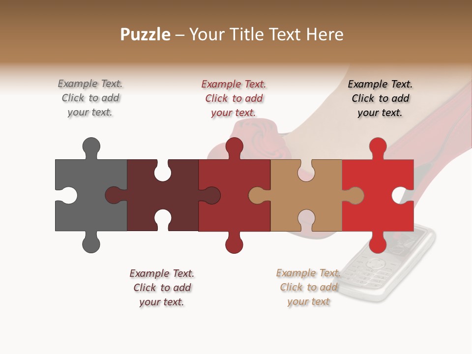 Communication Isolated On White Damaged PowerPoint Template