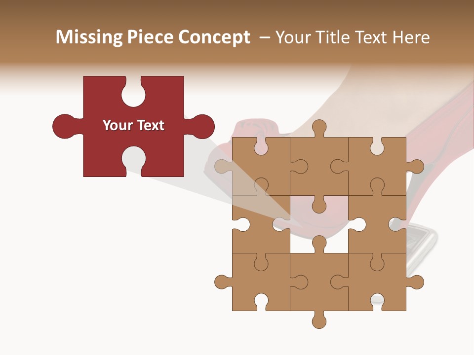 Communication Isolated On White Damaged PowerPoint Template