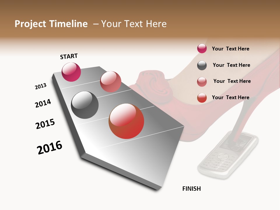 Communication Isolated On White Damaged PowerPoint Template