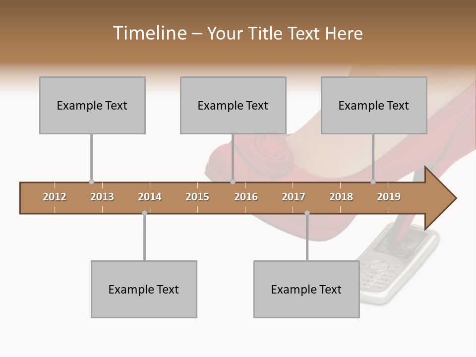 Communication Isolated On White Damaged PowerPoint Template