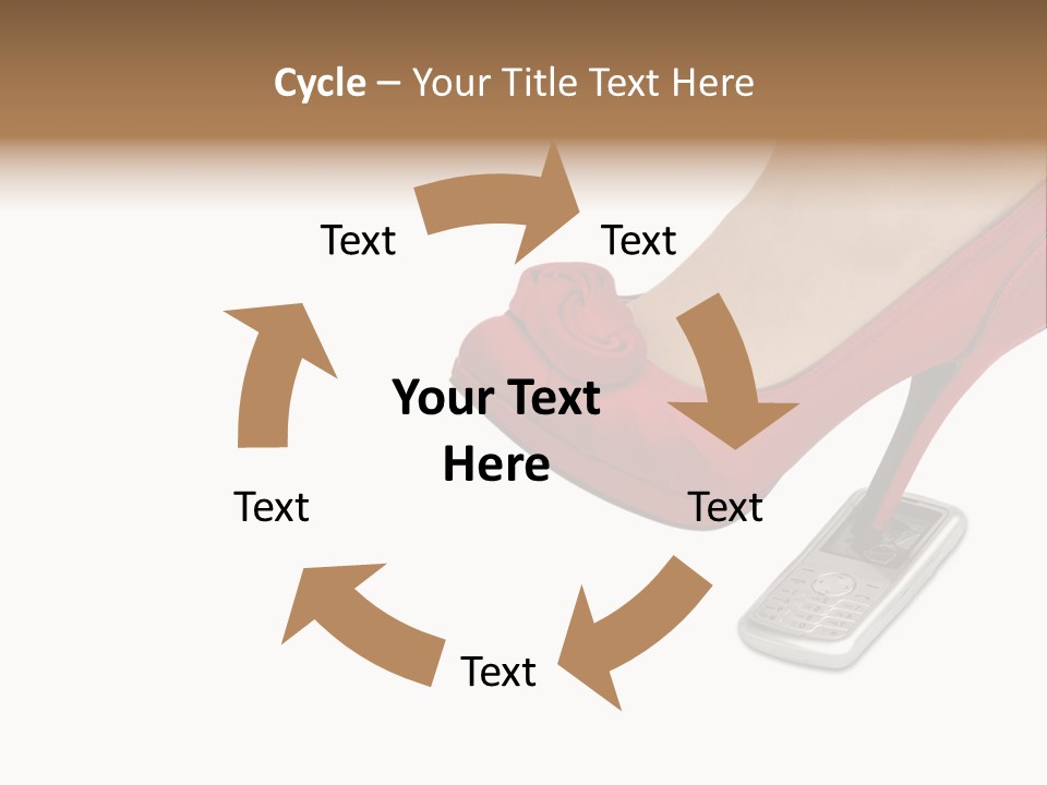 Communication Isolated On White Damaged PowerPoint Template