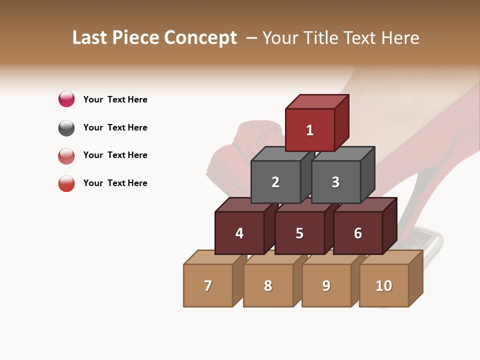 Communication Isolated On White Damaged PowerPoint Template