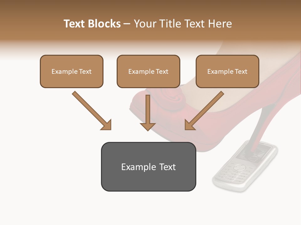 Communication Isolated On White Damaged PowerPoint Template