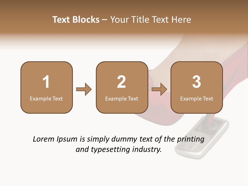 Communication Isolated On White Damaged PowerPoint Template