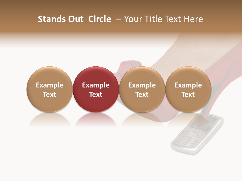 Communication Isolated On White Damaged PowerPoint Template