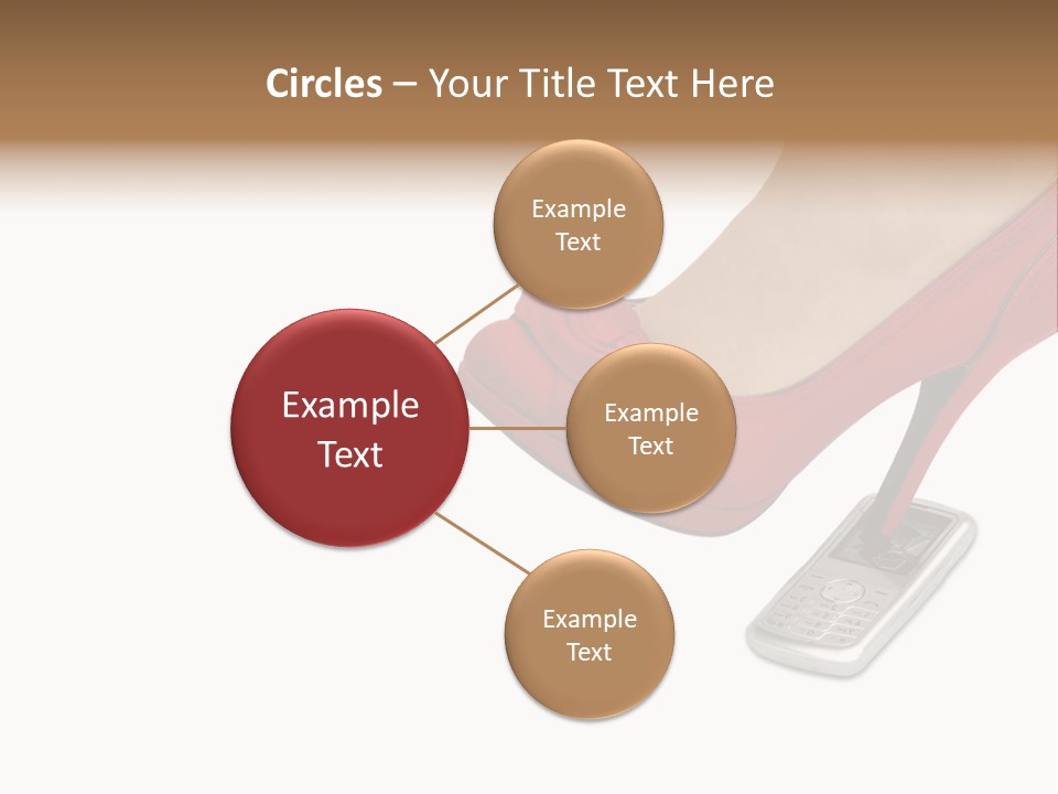 Communication Isolated On White Damaged PowerPoint Template