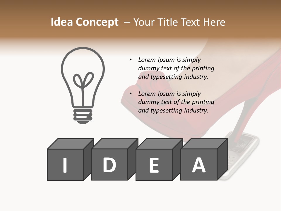 Communication Isolated On White Damaged PowerPoint Template