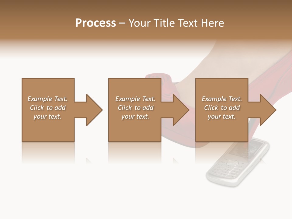 Communication Isolated On White Damaged PowerPoint Template