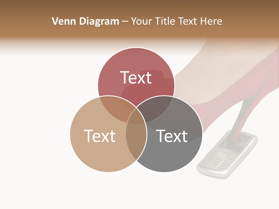 Communication Isolated On White Damaged PowerPoint Template