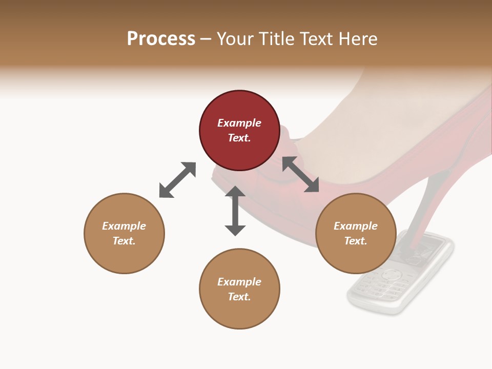 Communication Isolated On White Damaged PowerPoint Template