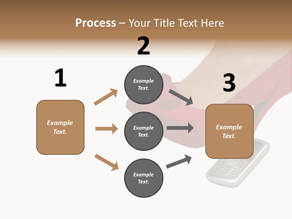 Communication Isolated On White Damaged PowerPoint Template
