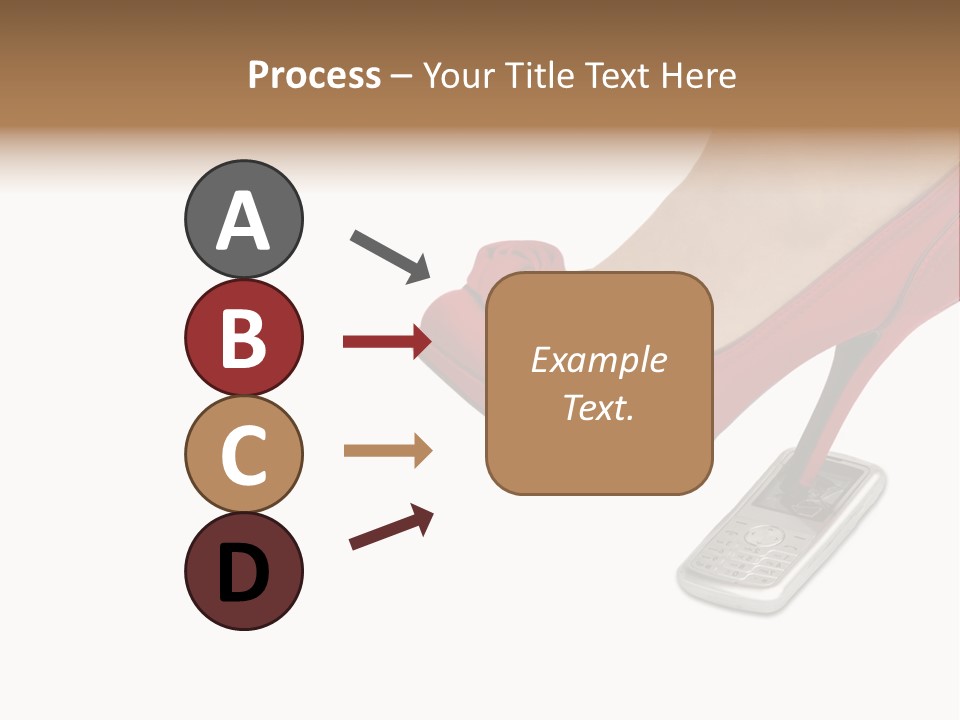 Communication Isolated On White Damaged PowerPoint Template