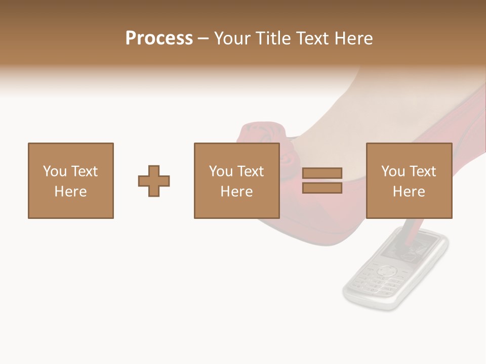 Communication Isolated On White Damaged PowerPoint Template
