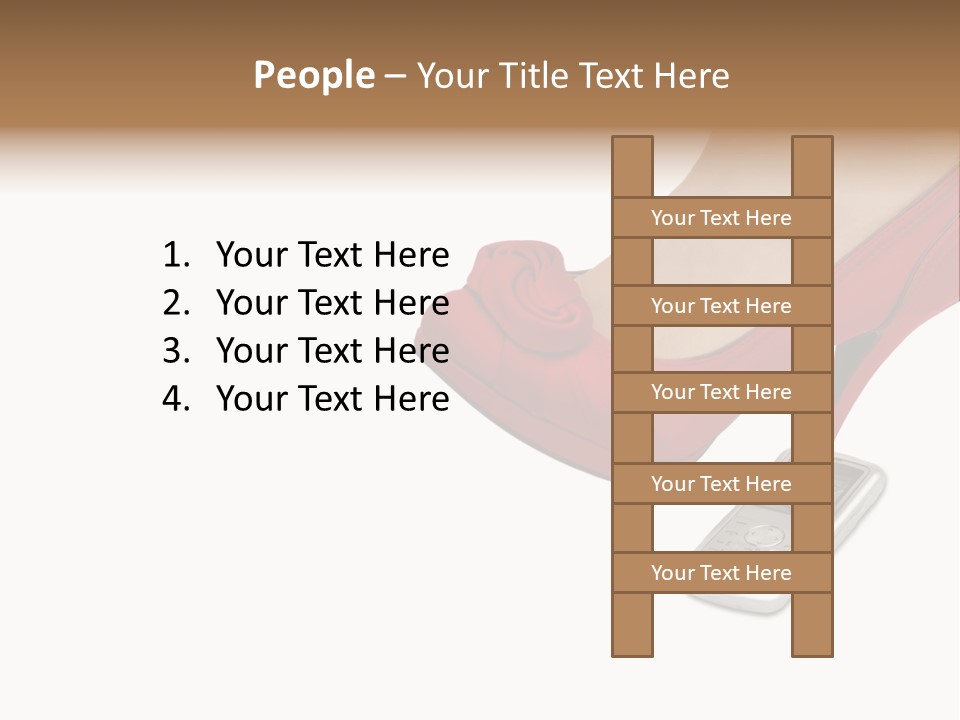 Communication Isolated On White Damaged PowerPoint Template