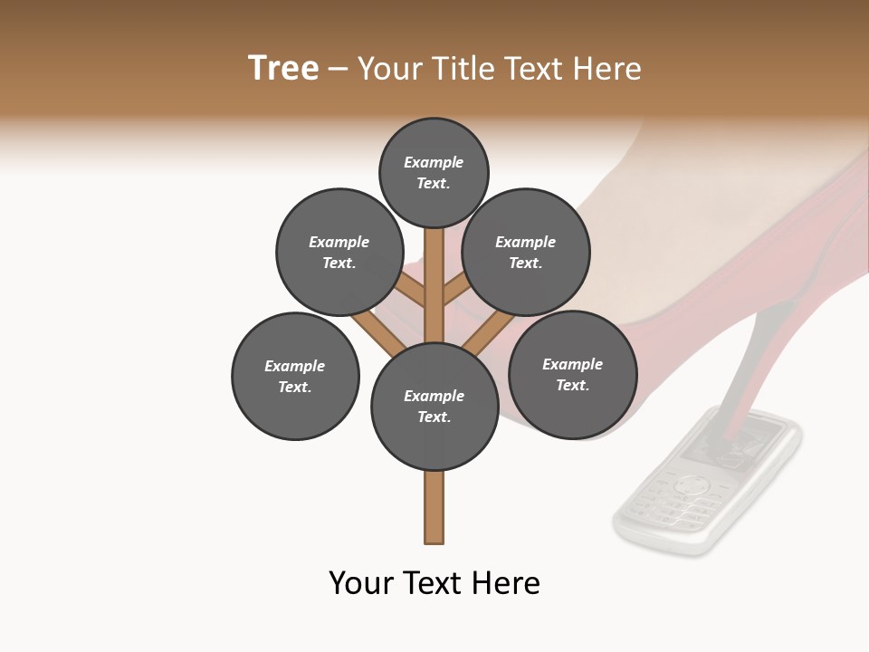 Communication Isolated On White Damaged PowerPoint Template