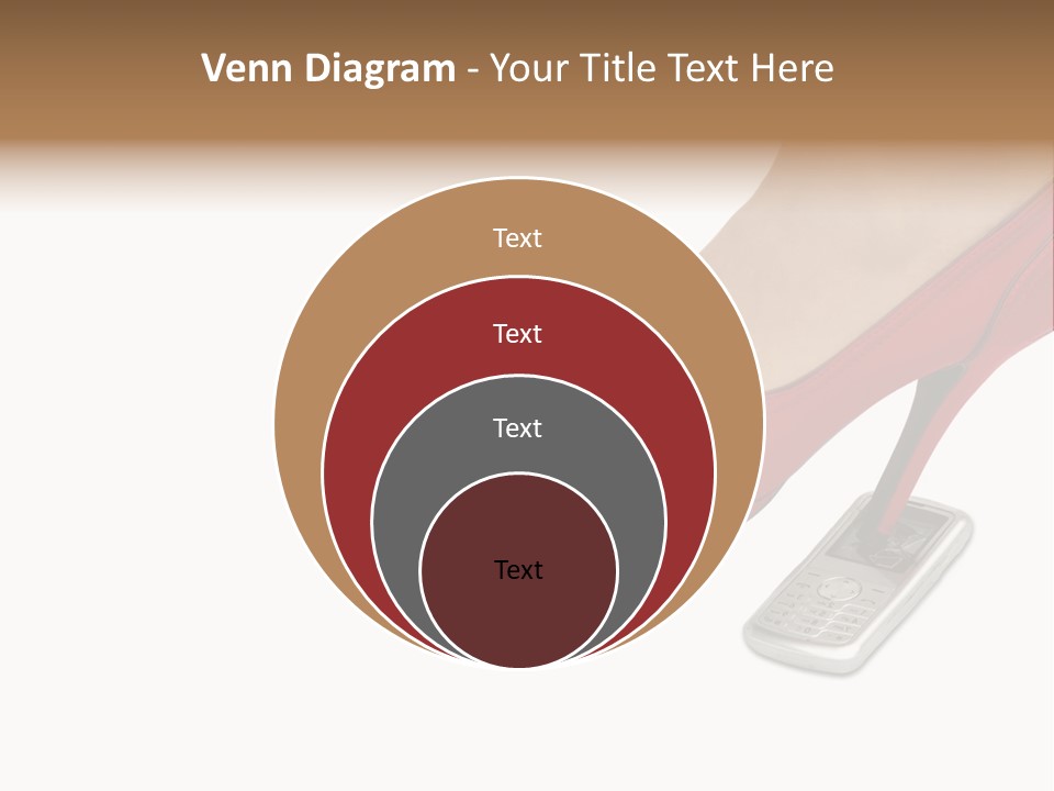 Communication Isolated On White Damaged PowerPoint Template