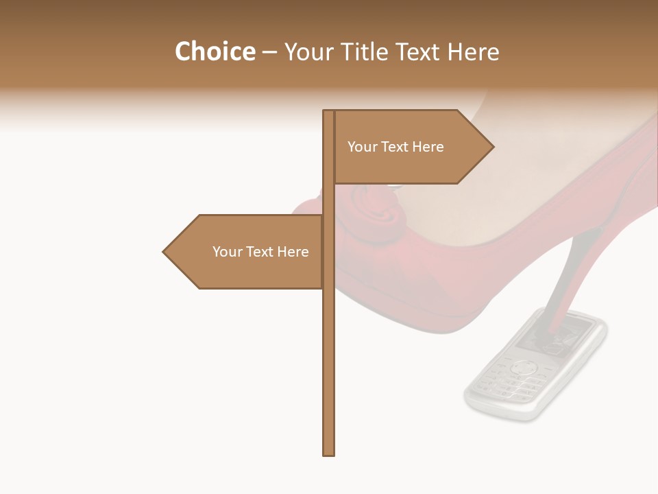 Communication Isolated On White Damaged PowerPoint Template