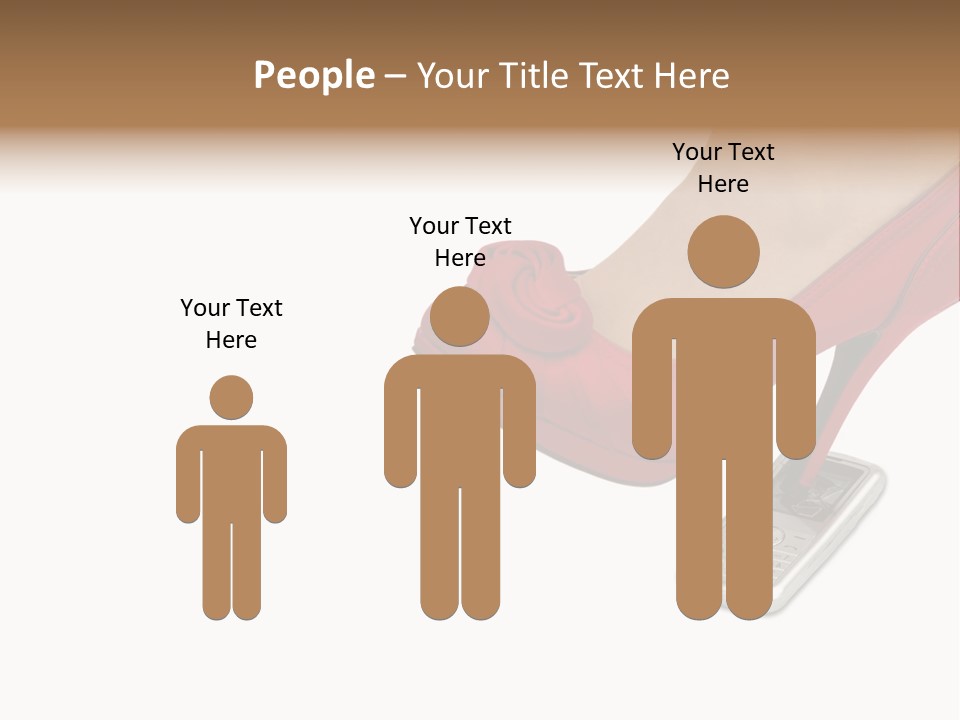 Communication Isolated On White Damaged PowerPoint Template