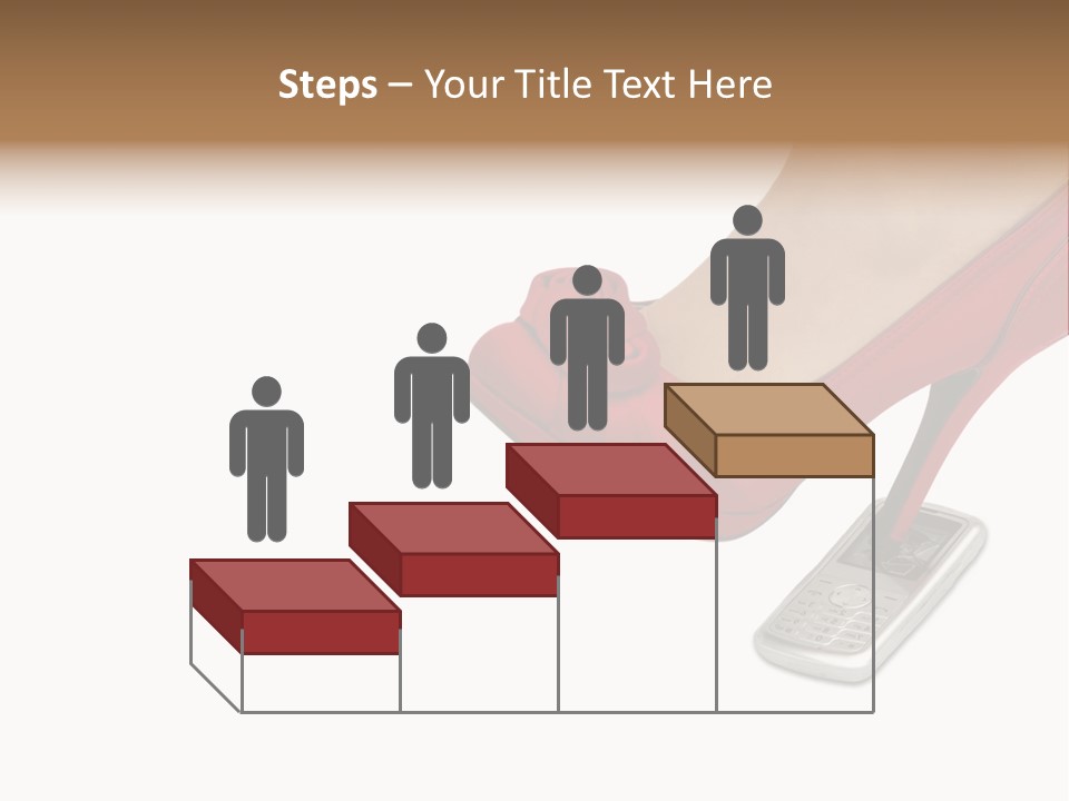 Communication Isolated On White Damaged PowerPoint Template