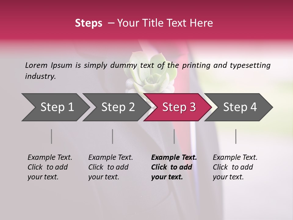 Ceremony Groom Chapel PowerPoint Template