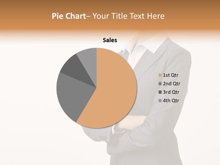 Suit Model Hand PowerPoint Template