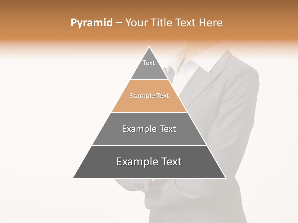 Suit Model Hand PowerPoint Template