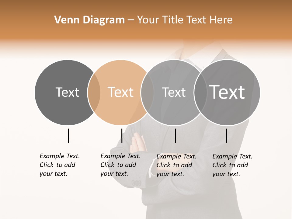 Suit Model Hand PowerPoint Template