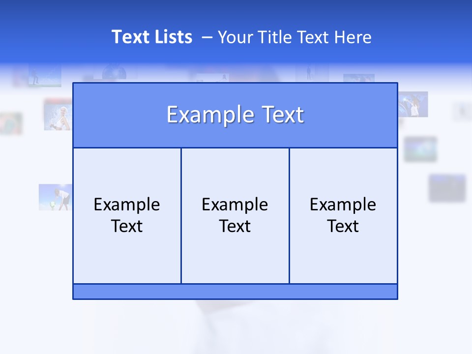 Young Female Button PowerPoint Template