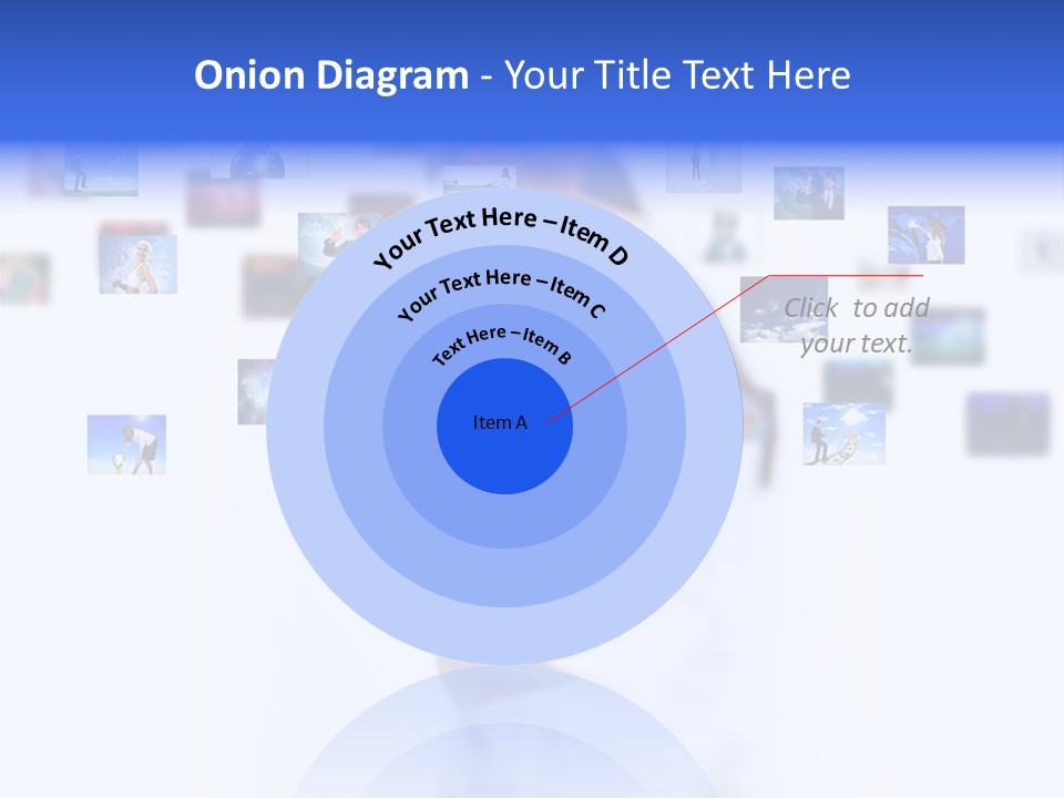 Young Female Button PowerPoint Template