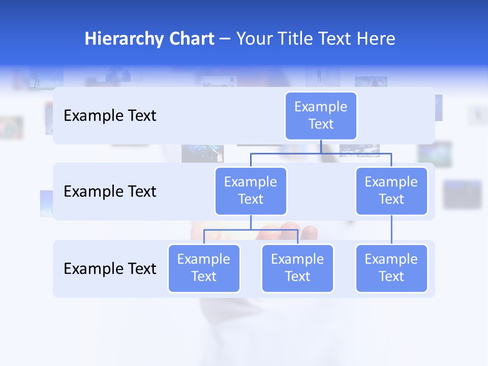 Young Female Button PowerPoint Template