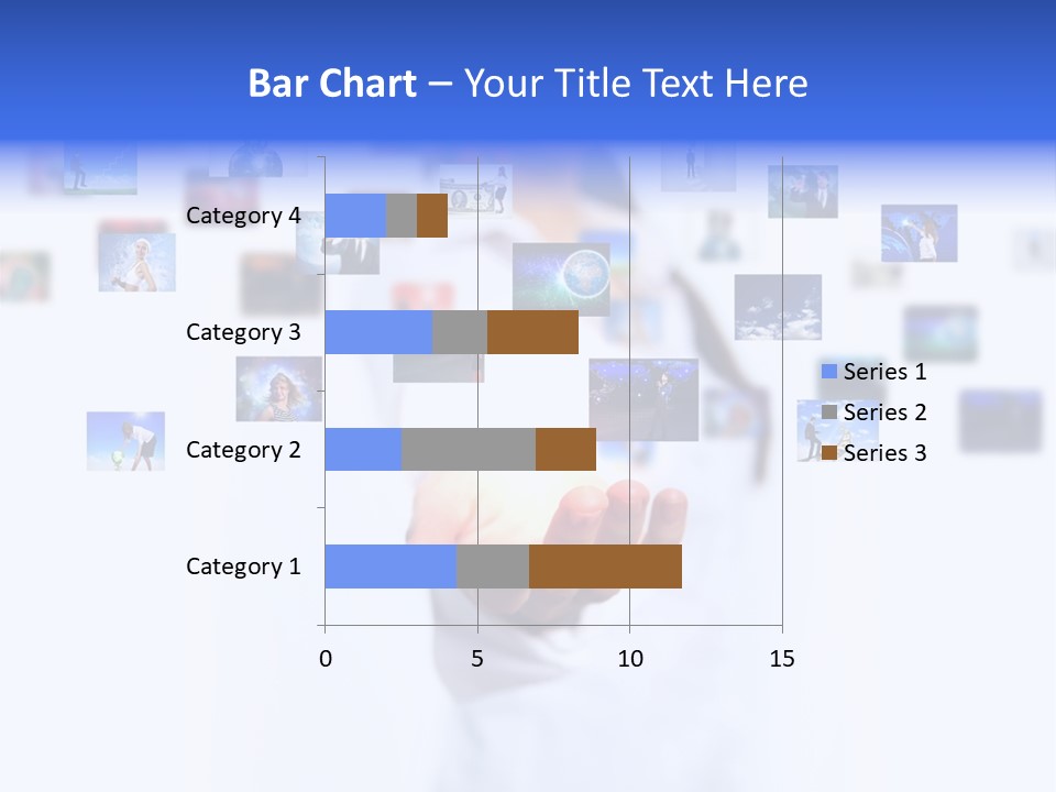 Young Female Button PowerPoint Template