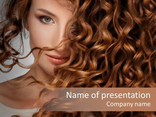 Cute Eyes Attractive PowerPoint Template