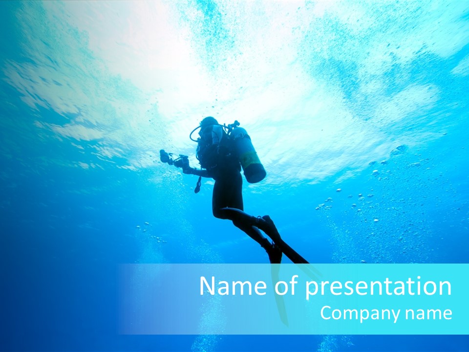 Tropical Salt Freedom PowerPoint Template